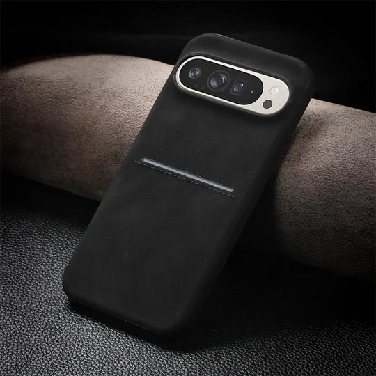 Leather Case with Card Slot For Google Pixel 9 Series