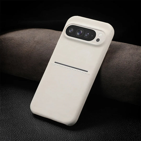 Leather Case with Card Slot For Google Pixel 9 Series